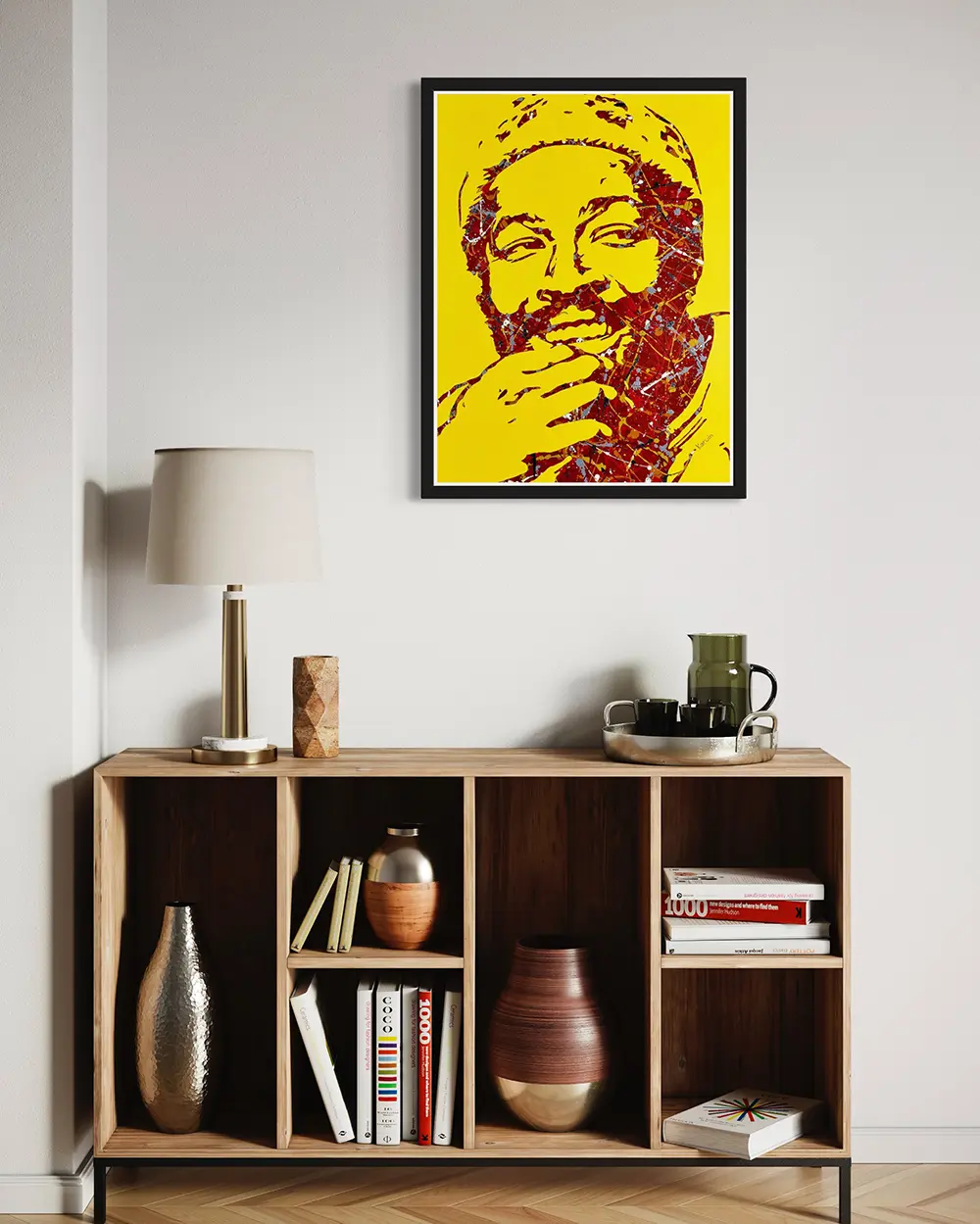 Marvin Gaye Canvas Print | Pop Art Painting By Kerwin Art