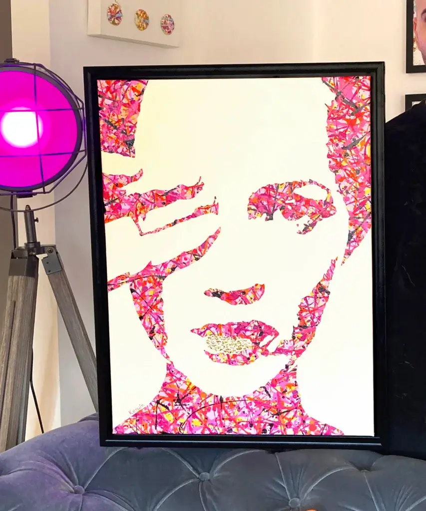 Kate Moss Original Painting | By Kerwin