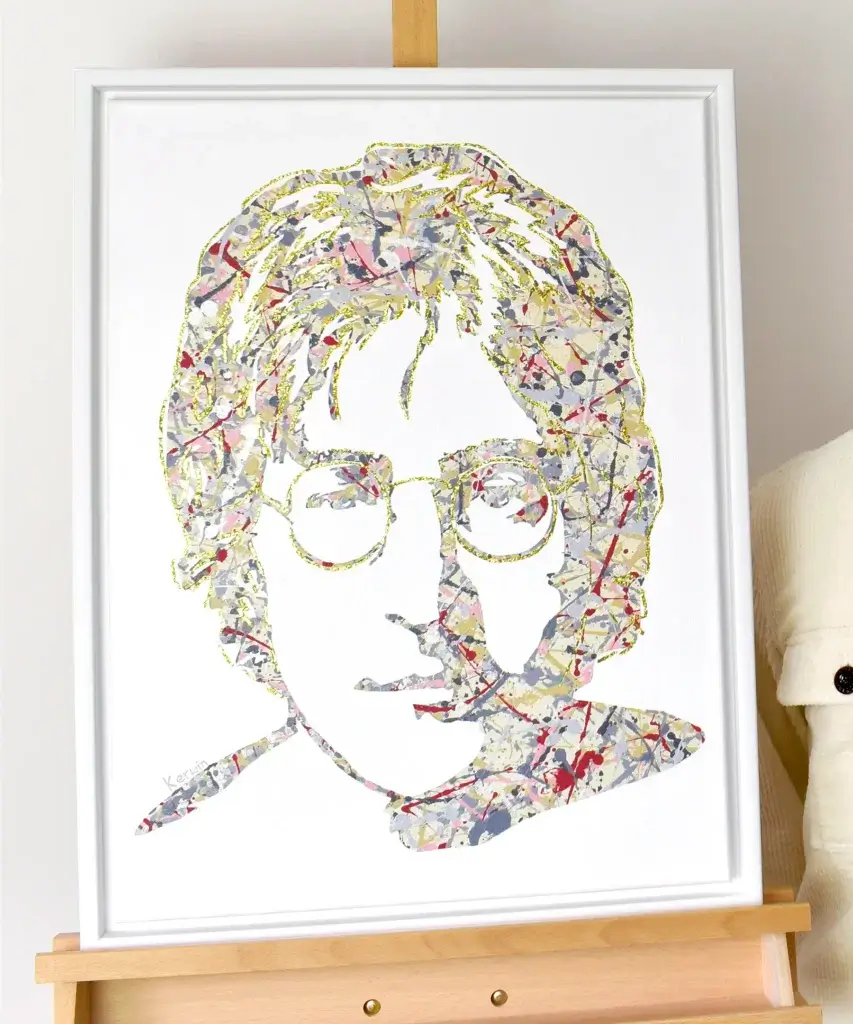 John Lennon Original Painting | By Kerwin