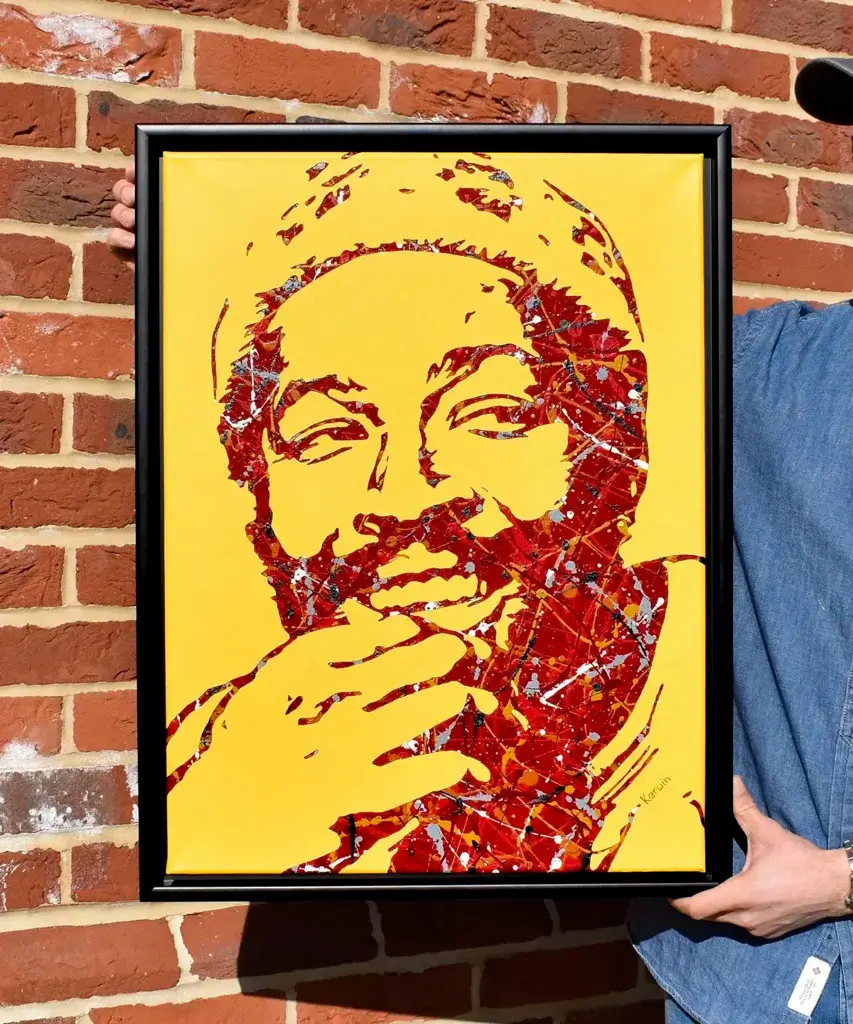 Marvin Gaye Original Painting | By Kerwin