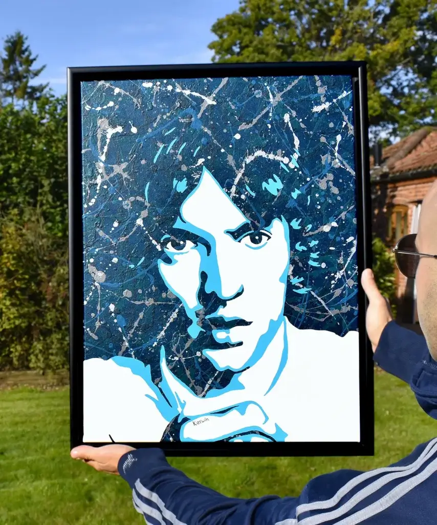 Richard Ashcroft Original Painting | By Kerwin