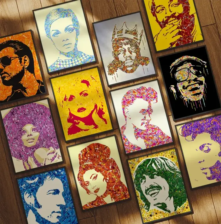 Pop Art Portraits - Canvas Prints | By Kerwin