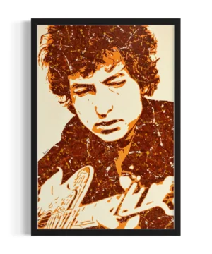 Bob Dylan Pop Art Painting Print | By Kerwin