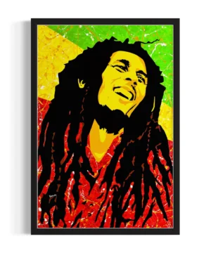 Bob Marley Pop Art Painting Print | By Kerwin