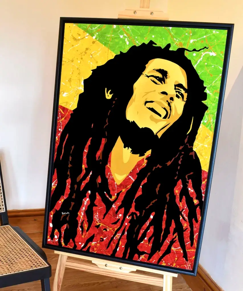 Bob Marley Original Painting | By Kerwin