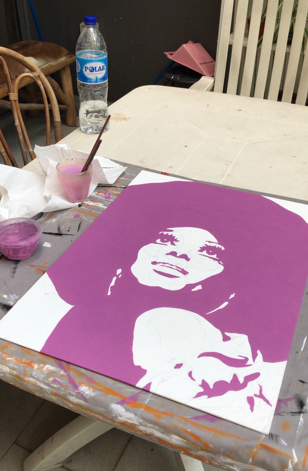 Diana Ross Painting | By Kerwin