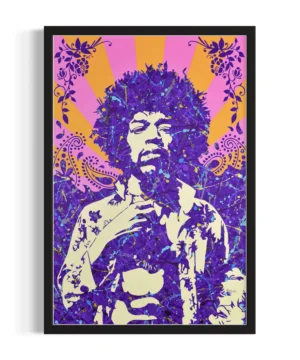 Jimi Hendrix Painting Print | By Kerwin