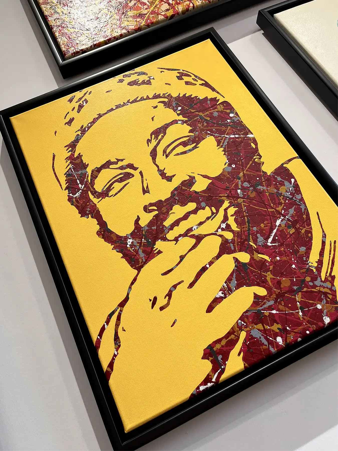 Marvin Gaye Canvas Print | Pop Art Painting By Kerwin Art