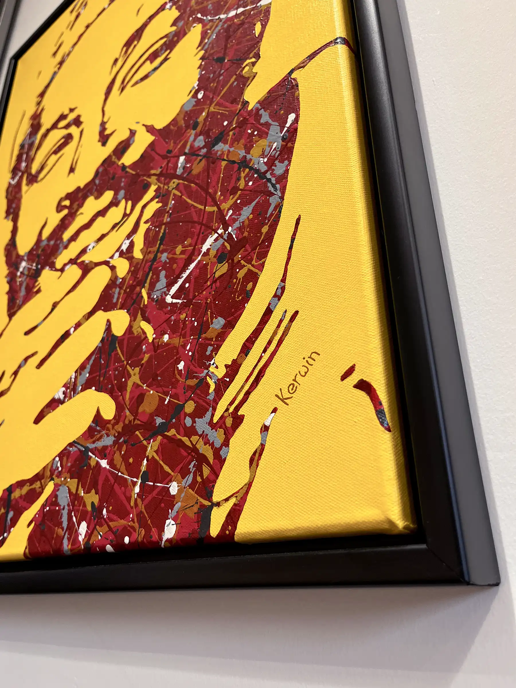 Marvin Gaye Canvas Print | Pop Art Painting By Kerwin Art