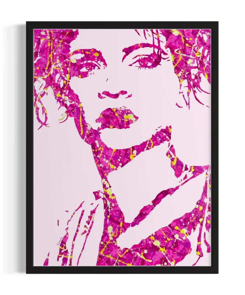 Rihanna Pop Art Painting | By Kerwin