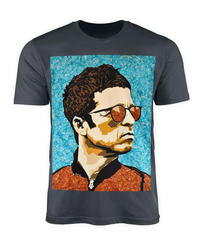 Noel Gallagher Pop Art T-Shirt | By Kerwin