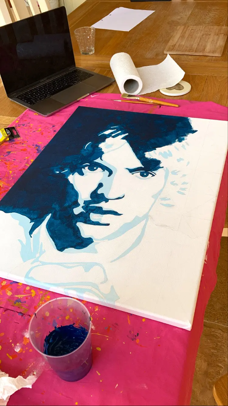 Behind the scenes - painting in 2020