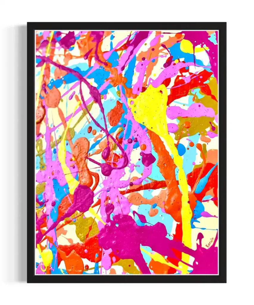 Technicolour Splash Print