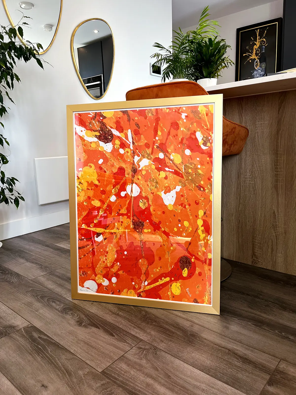 Splash Series Framed Print | By Kerwin