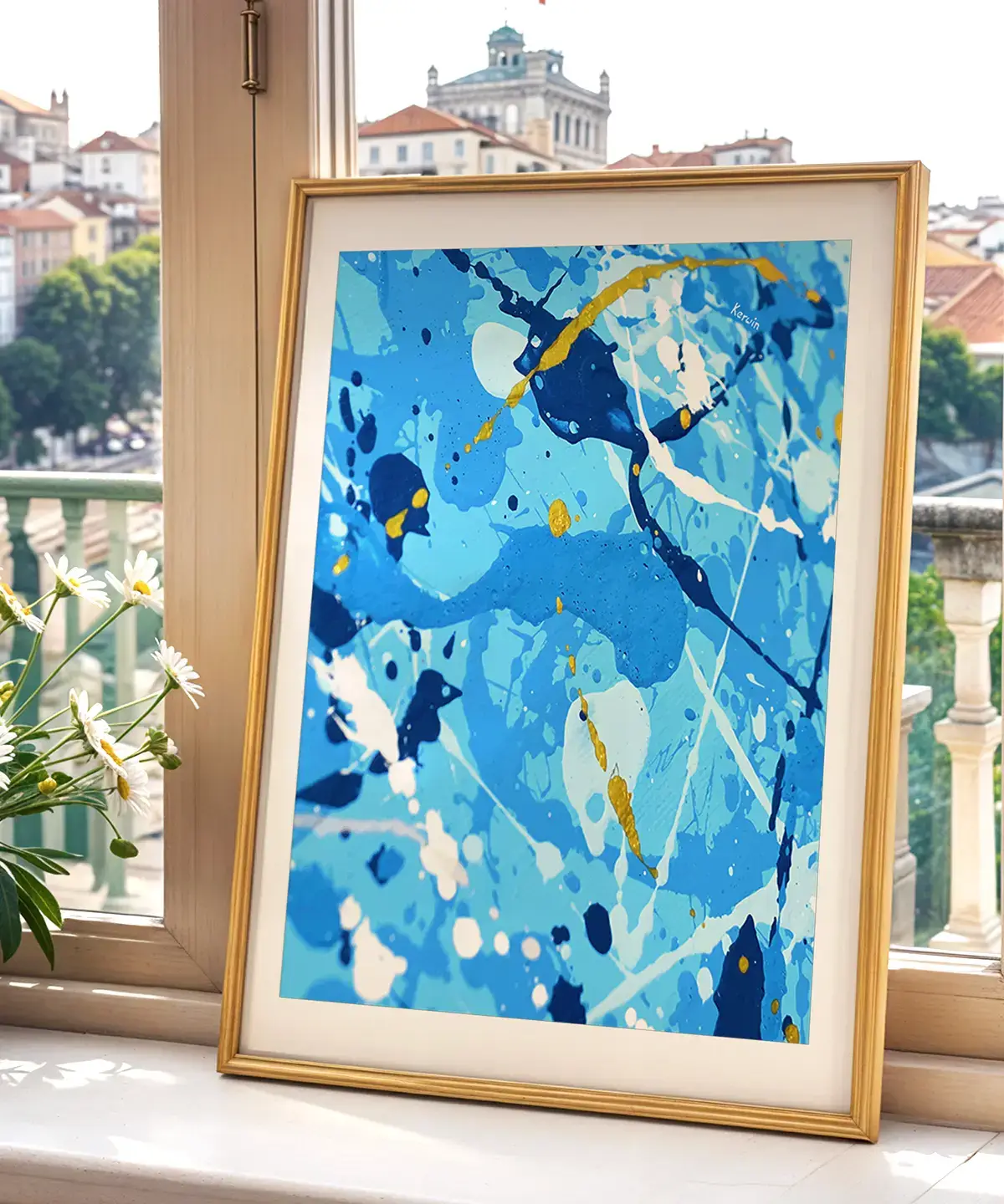 Sky Splash Print