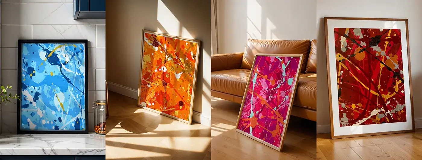 The Splash Series: Abstract Art Collection
